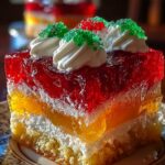 Christmas Jello Poke Cake