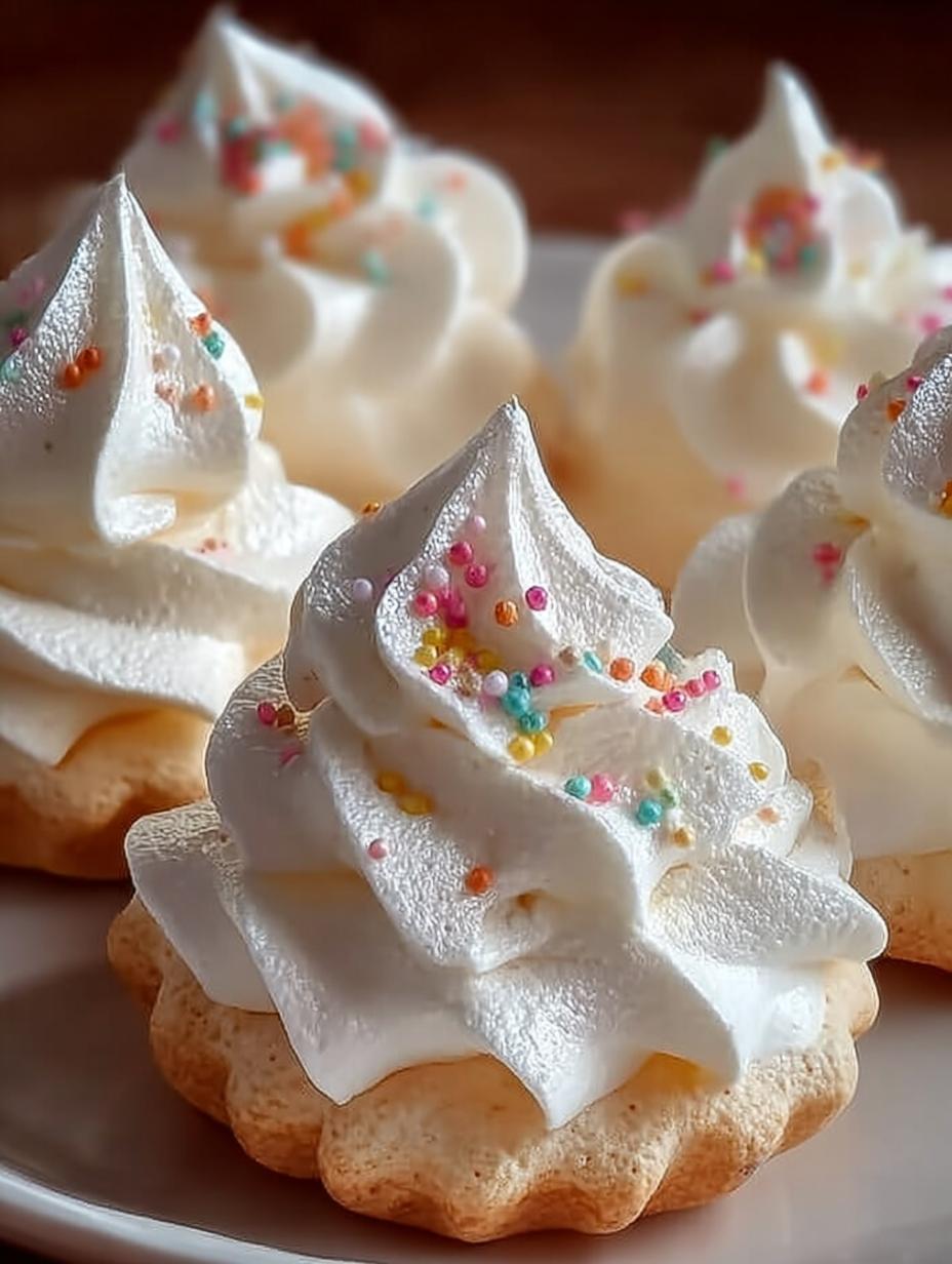 Christmas Meringue Cookies