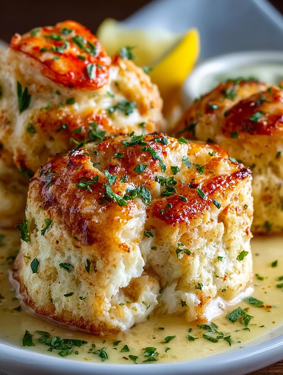 Crab Stuffed Cheddar Bay