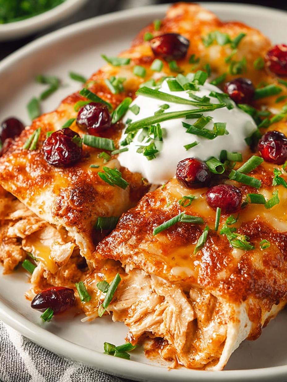 Cranberry Turkey Enchiladas: 5 Irresistible Ways to Enjoy - Cranberry Turkey Enchiladas - additional detail