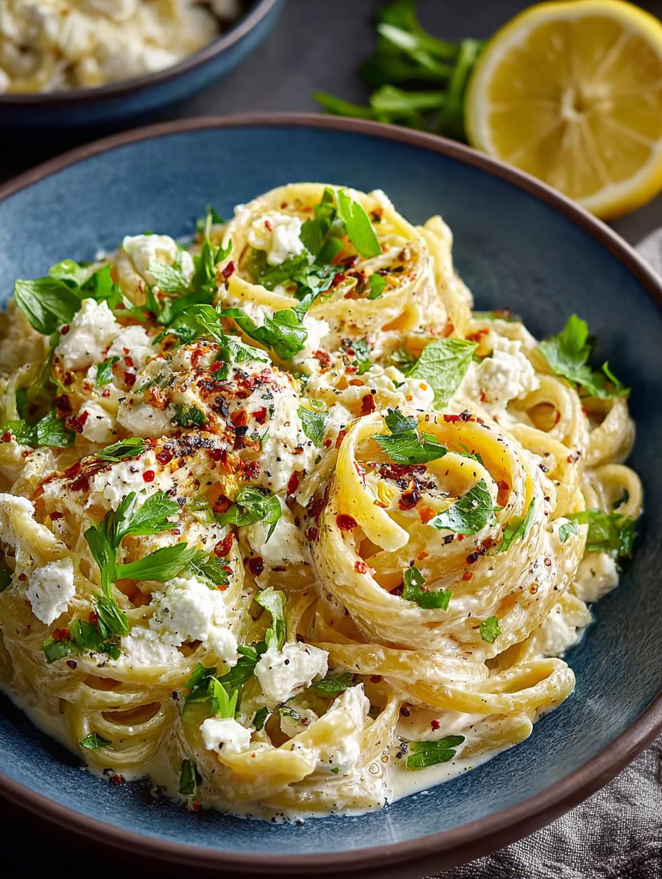 Creamy Lemon Feta Pasta: 5 Ways to Delight Your Taste Buds 5 Creamy Lemon Feta Pasta: 5 Ways to Delight Your Taste Buds - Creamy Lemon Feta Pasta - main visual representation