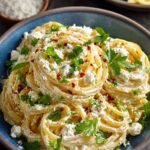 Creamy Lemon Feta Pasta
