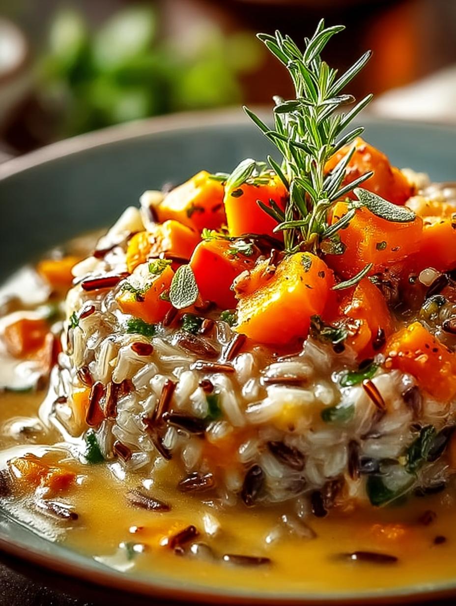Creamy Pumpkin Wild Rice