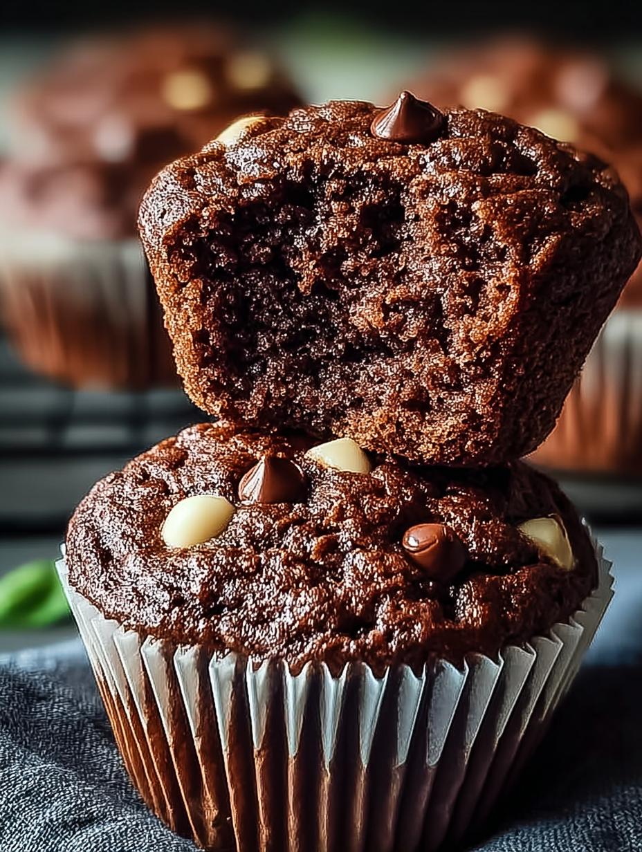 Delicious Double Chocolate Zucchini Muffins Recipe 5 Delicious Double Chocolate Zucchini Muffins Recipe - Double Chocolate Zucchini Muffins - main visual representation
