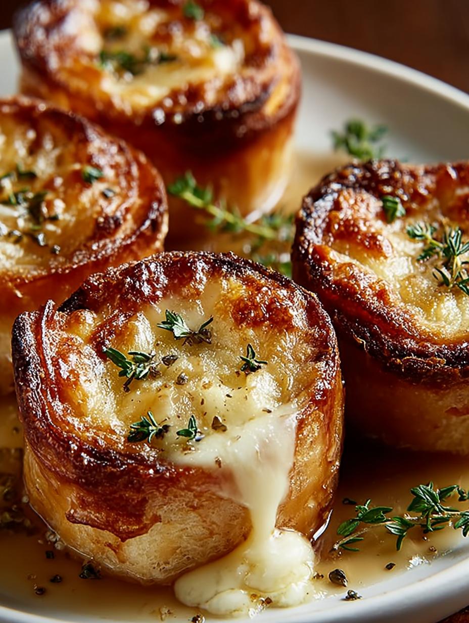 French Onion Soup Bites