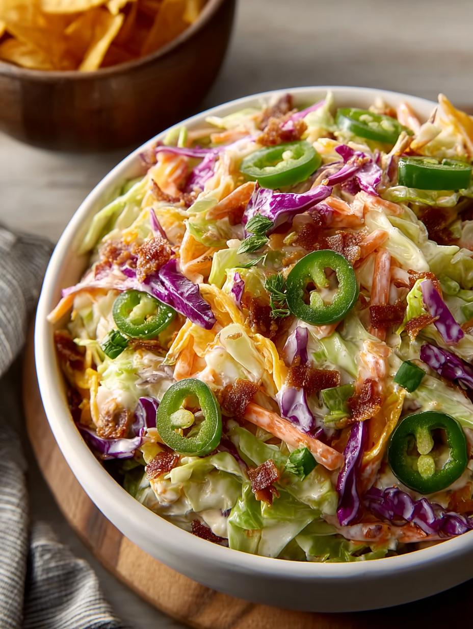 Delicious Frito Cowboy Cabbage Salad in 15 Minutes - Frito Cowboy Cabbage Salad - additional detail