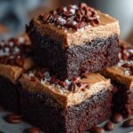 Frosted Coffee Brownies