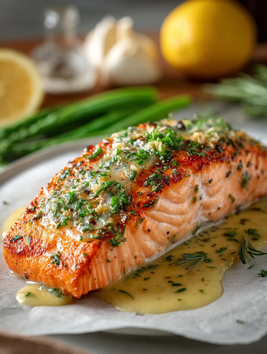 Garlic Butter Baked Salmon: 5 Simple Steps to Deliciousness - Garlic Butter Baked Salmon - additional detail