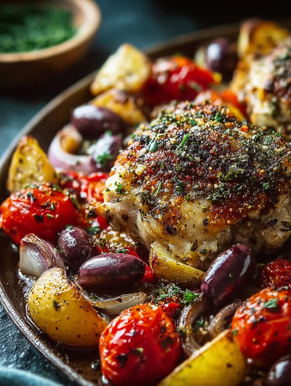 Delicious Greek Sheet Pan Chicken for Easy Dinners - Greek Sheet Pan Chicken - additional detail