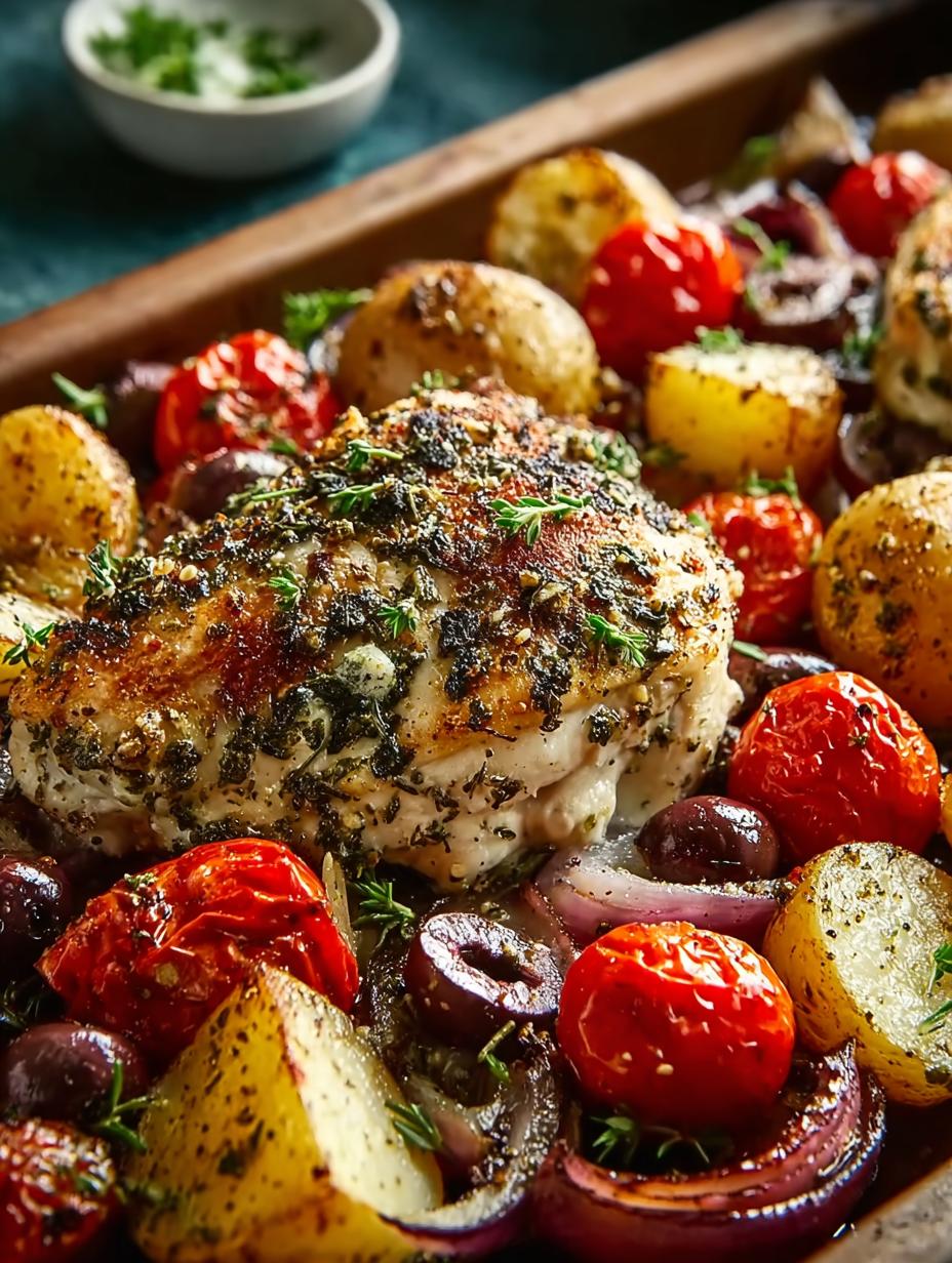 Greek Sheet Pan Chicken