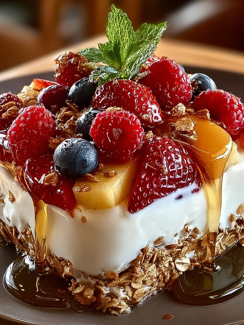 Greek Yogurt Honey Fruit Bake: A Delightful Dessert 5 Greek Yogurt Honey Fruit Bake: A Delightful Dessert - Greek Yogurt Honey Fruit - main visual representation
