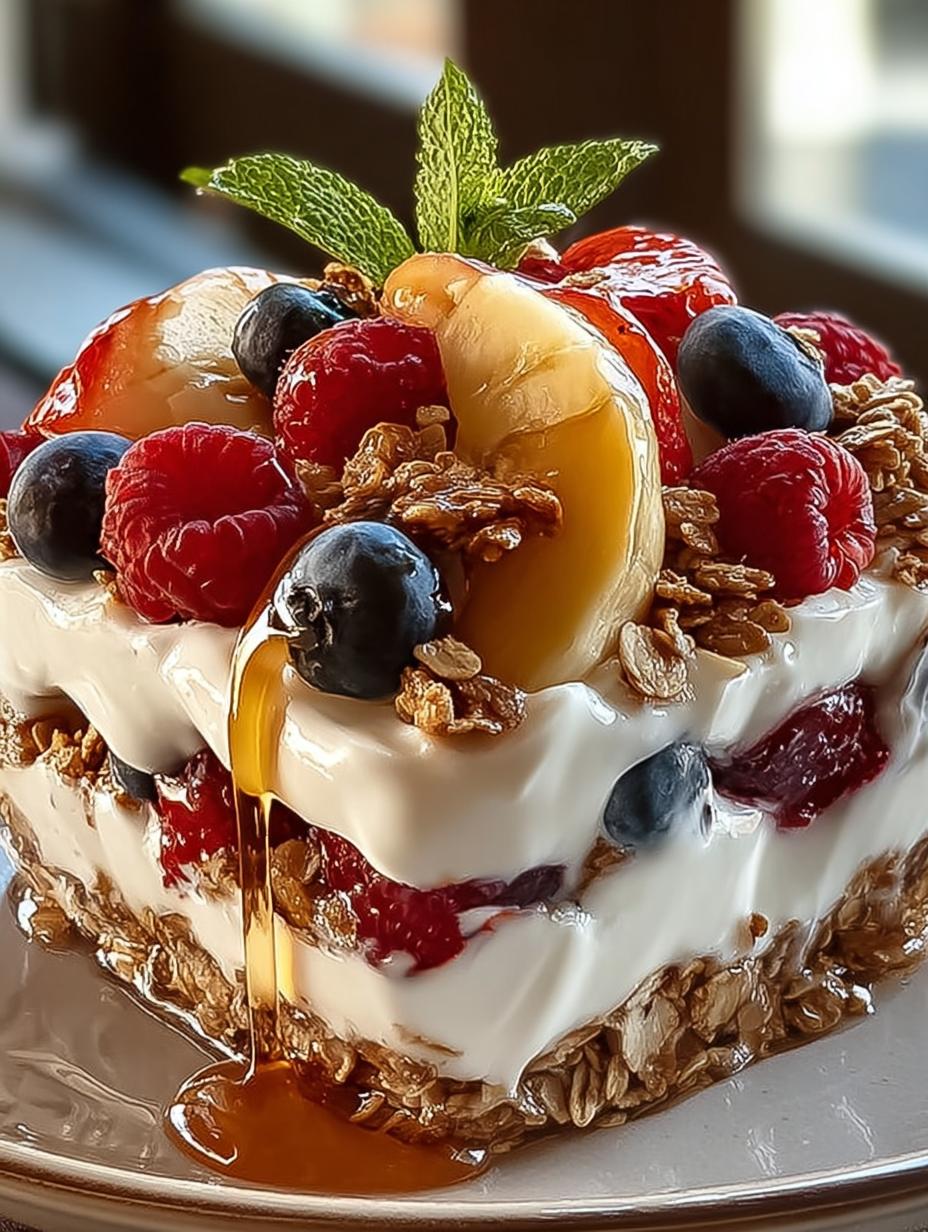 Greek Yogurt Honey Fruit