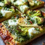 Green Pizza with Pesto