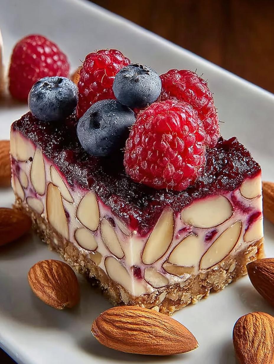 High Protein Berry Almond Bars: 7 Delicious Snacks 5 High Protein Berry Almond Bars: 7 Delicious Snacks - High Protein Berry Almond - main visual representation