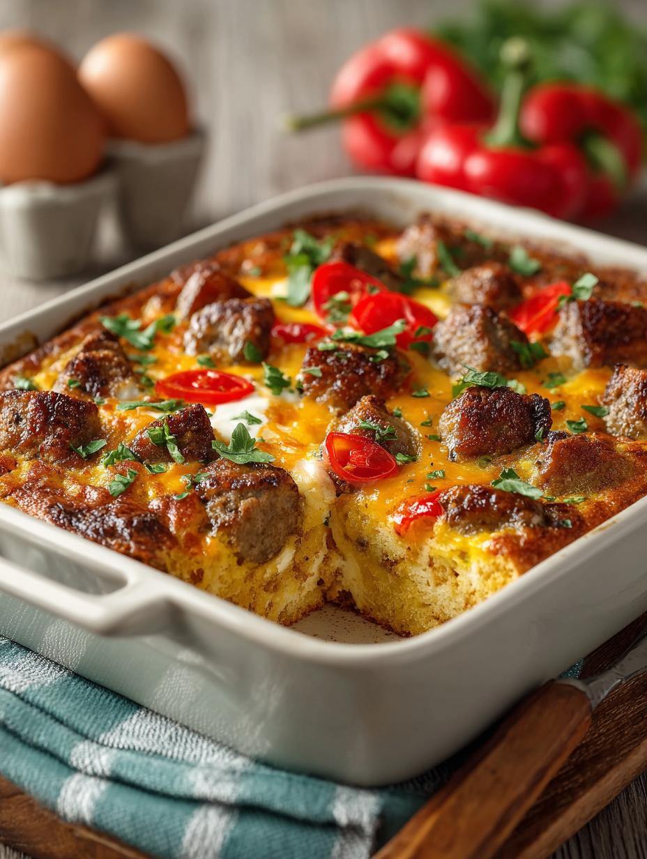 Ingredient Sausage Breakfast Casserole: 4 Simple Steps 6 Ingredient Sausage Breakfast Casserole: 4 Simple Steps - Ingredient Sausage Breakfast Casserole - additional detail
