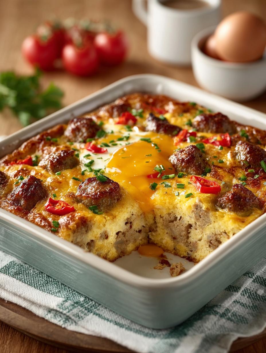 Ingredient Sausage Breakfast Casserole