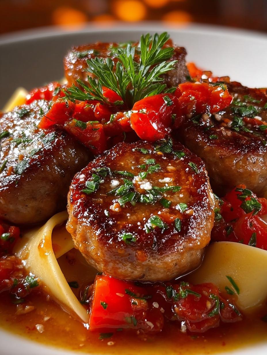 Italian Sausage with Bow