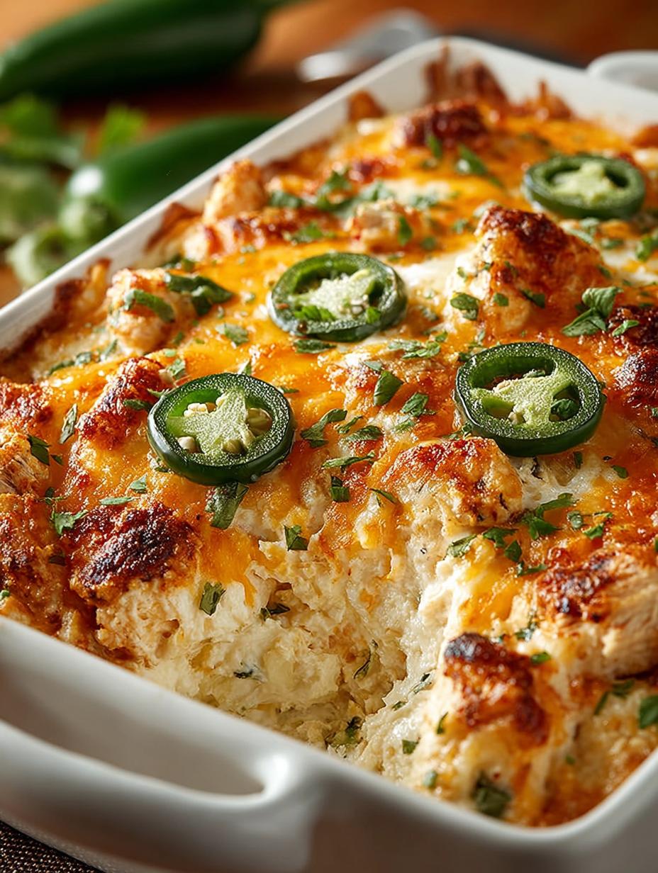 Delicious Jalapeno Chicken Popper Bake Recipe for Dinner 5 Delicious Jalapeno Chicken Popper Bake Recipe for Dinner - Jalapeno Chicken Popper Bake - main visual representation