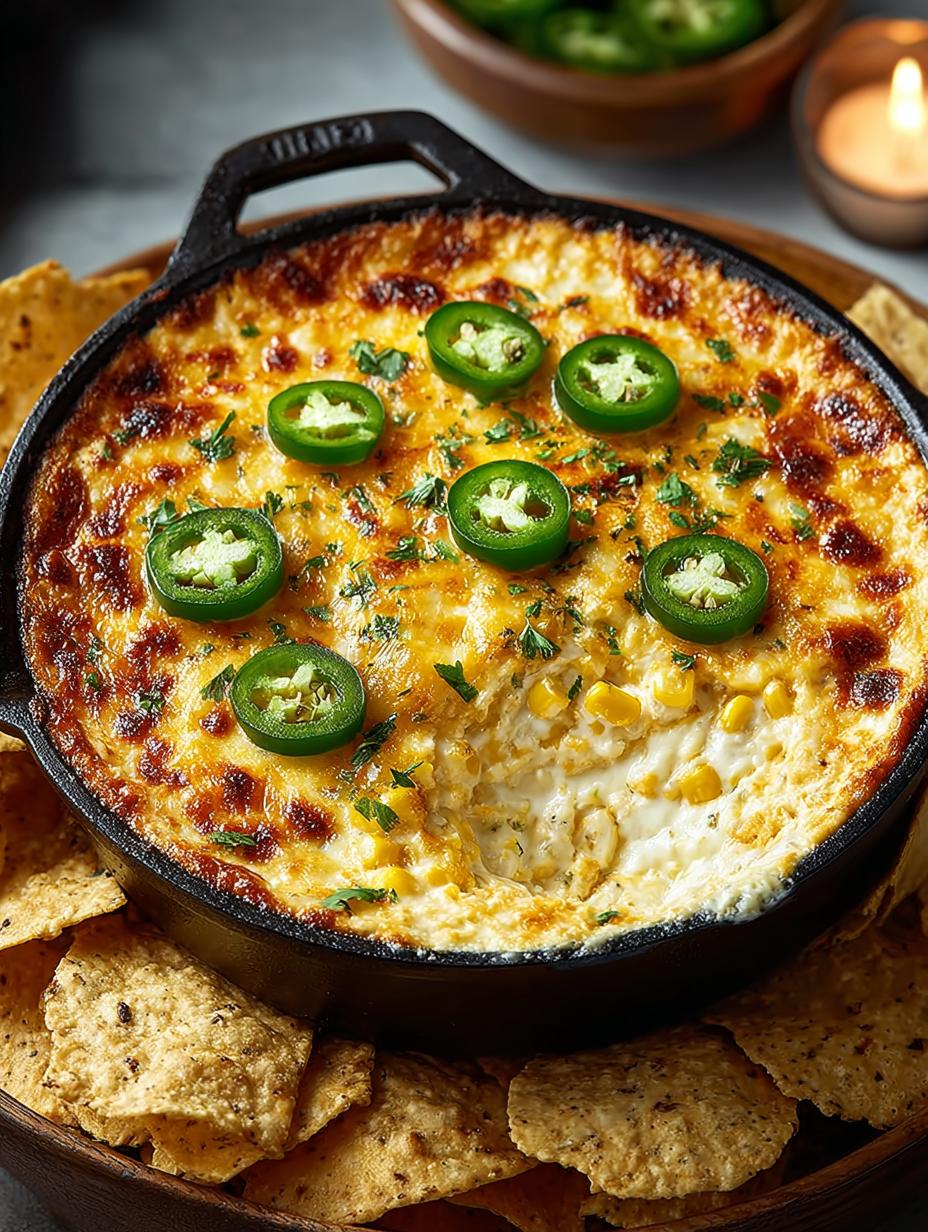 Jalapeno Corn Dip Cheesy