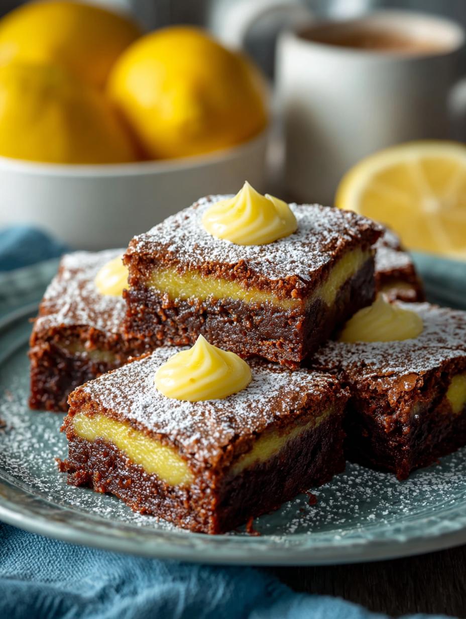 Delicious Lemon Brownies: 7 Zesty Variations to Try - Lemon Brownies - additional detail