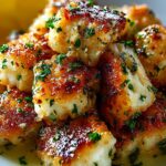 Lemon Garlic Chicken Bites