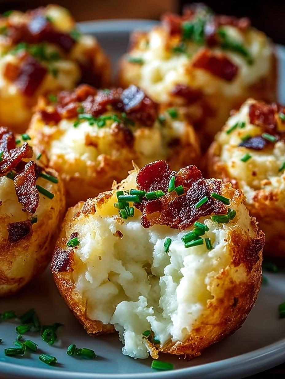 Loaded Mashed Potato Bites: 24 Irresistible Appetizers - Loaded Mashed Potato Bites - additional detail