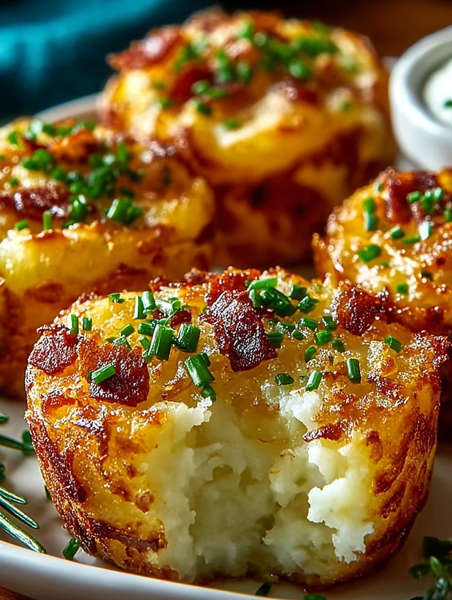Loaded Mashed Potato Bites
