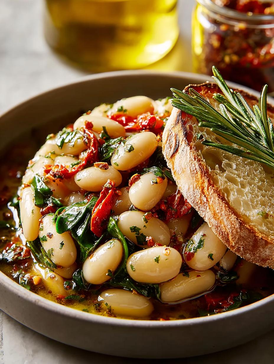 Marinated White Beans