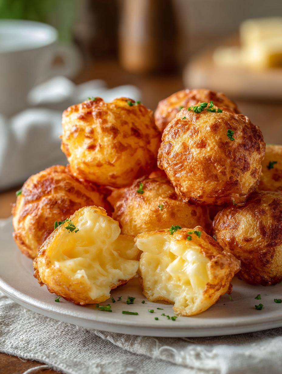 Mashed Potato Cheese Puffs: 7 Irresistibly Cheesy Bites 5 Irresistible mashed potato cheese puffs served warm on a plate