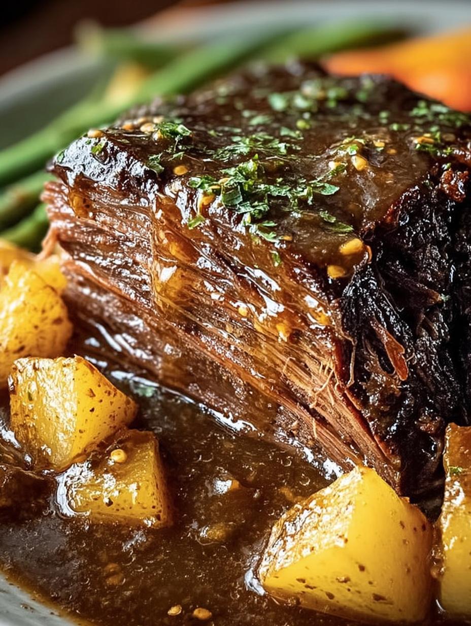 Mississippi Pot Roast: 10 Secrets to Ultimate Tenderness 6 Mississippi Pot Roast: 10 Secrets to Ultimate Tenderness - Mississippi Pot Roast - additional detail