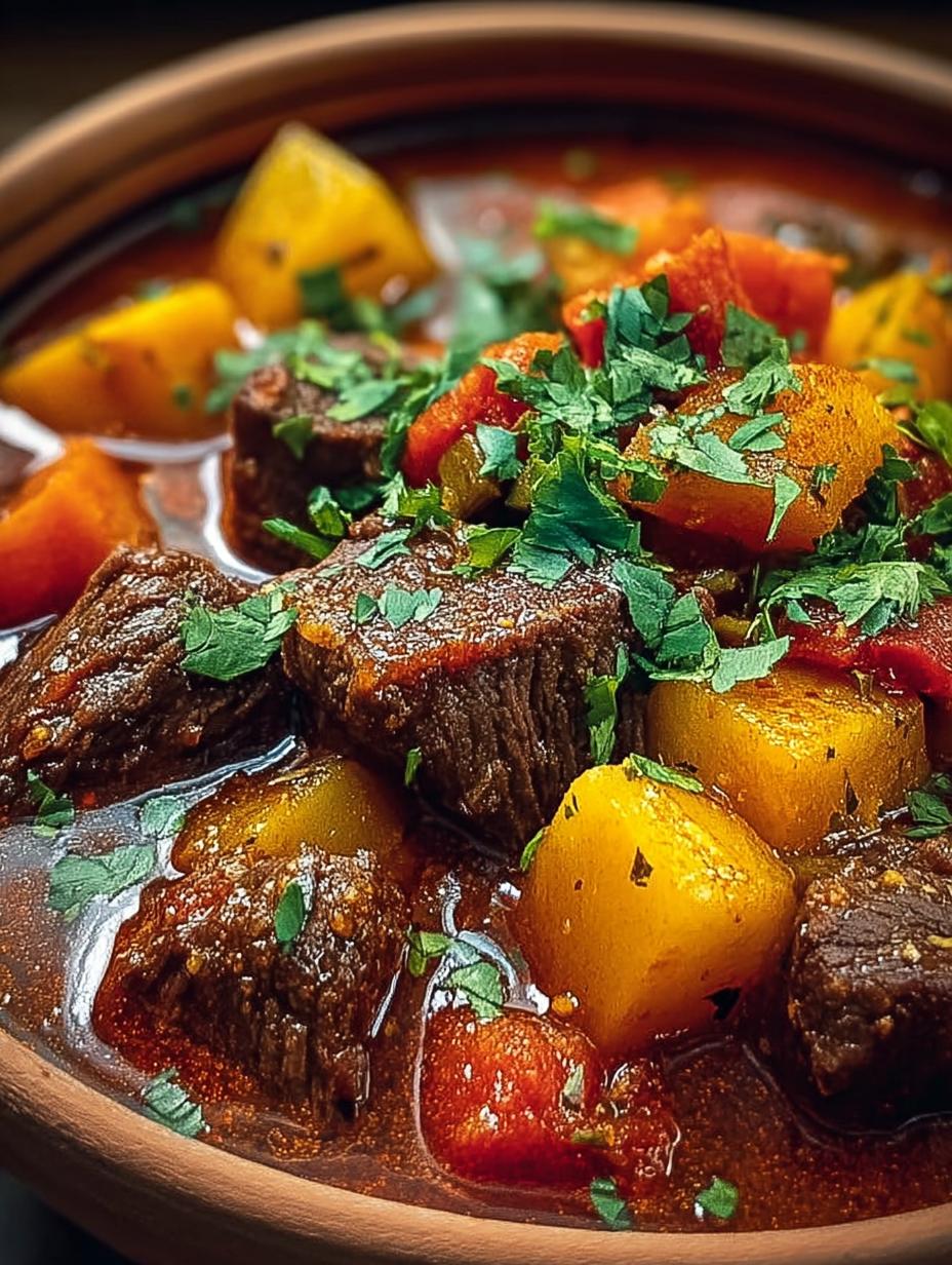 Moroccan Spiced Beef Stew