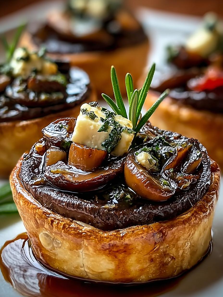 Mushroom Shallot Herbed Goat Cheese Tarts: A Delightful Treat 6 Mushroom Shallot Herbed Goat Cheese Tarts: A Delightful Treat - Mushroom Shallot Herbed Goat - additional detail