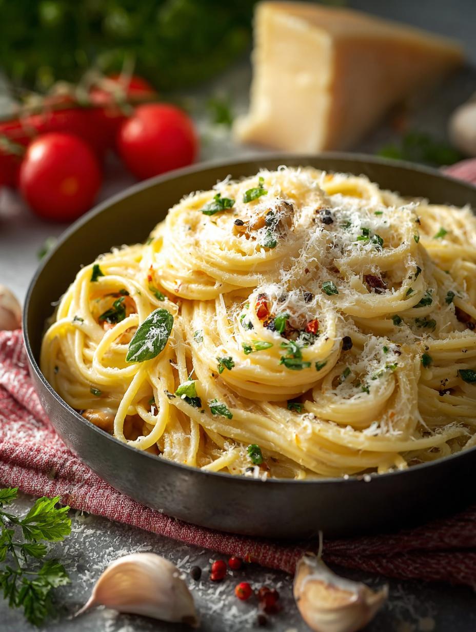 One Pot Creamy Garlic