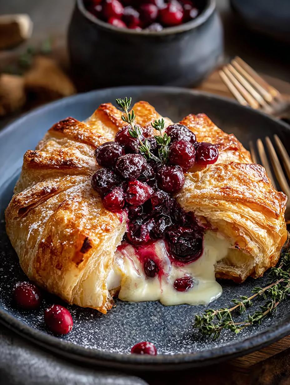Pastry Wrapped Cranberry Baked Brie: 5 Simple Steps 5 Pastry Wrapped Cranberry Baked Brie: 5 Simple Steps - Pastry Wrapped Cranberry Baked - main visual representation
