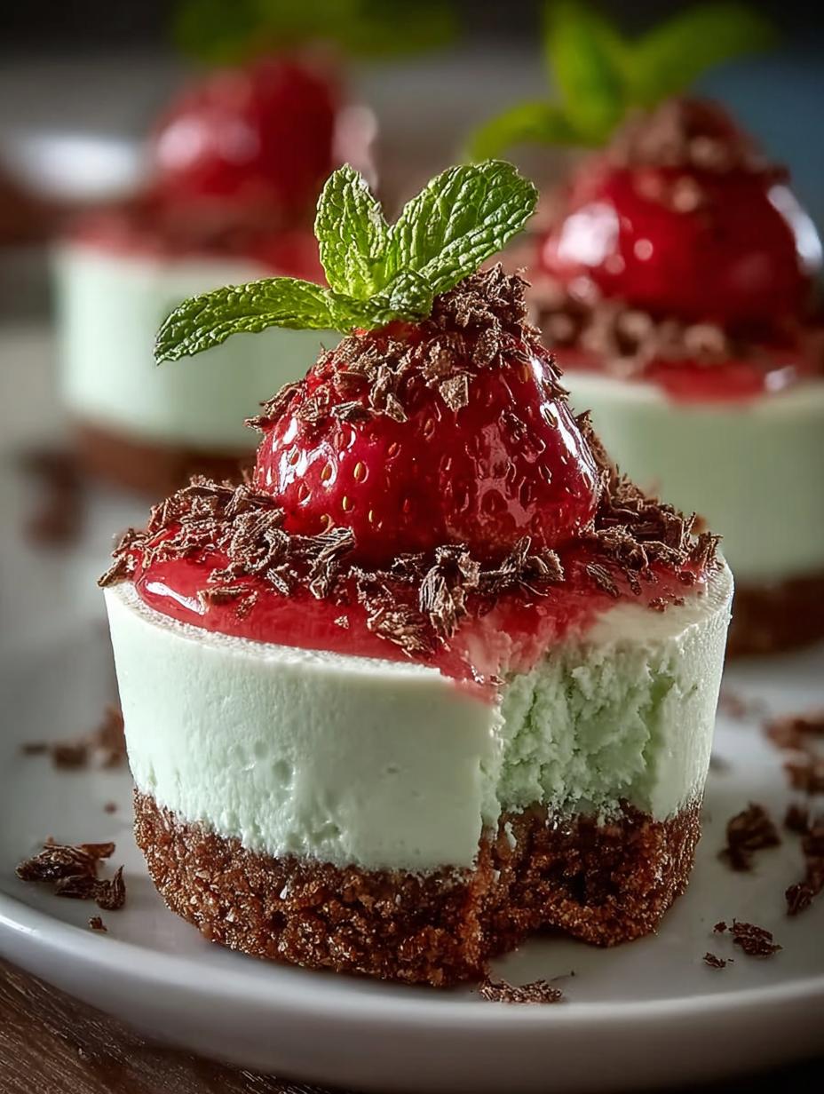 Delicious Peppermint Cheesecake Mousse Cups for Holidays 6 Delicious Peppermint Cheesecake Mousse Cups for Holidays - Peppermint Cheesecake Mousse Cups - additional detail