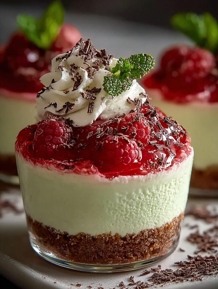 Peppermint Cheesecake Mousse Cups