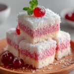 Pink Coconut Snowball Cake