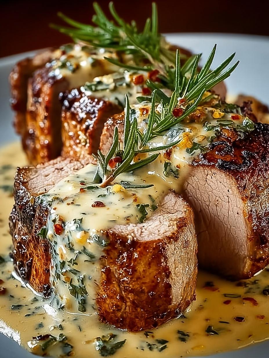 Pork Tenderloin Dijon Cream