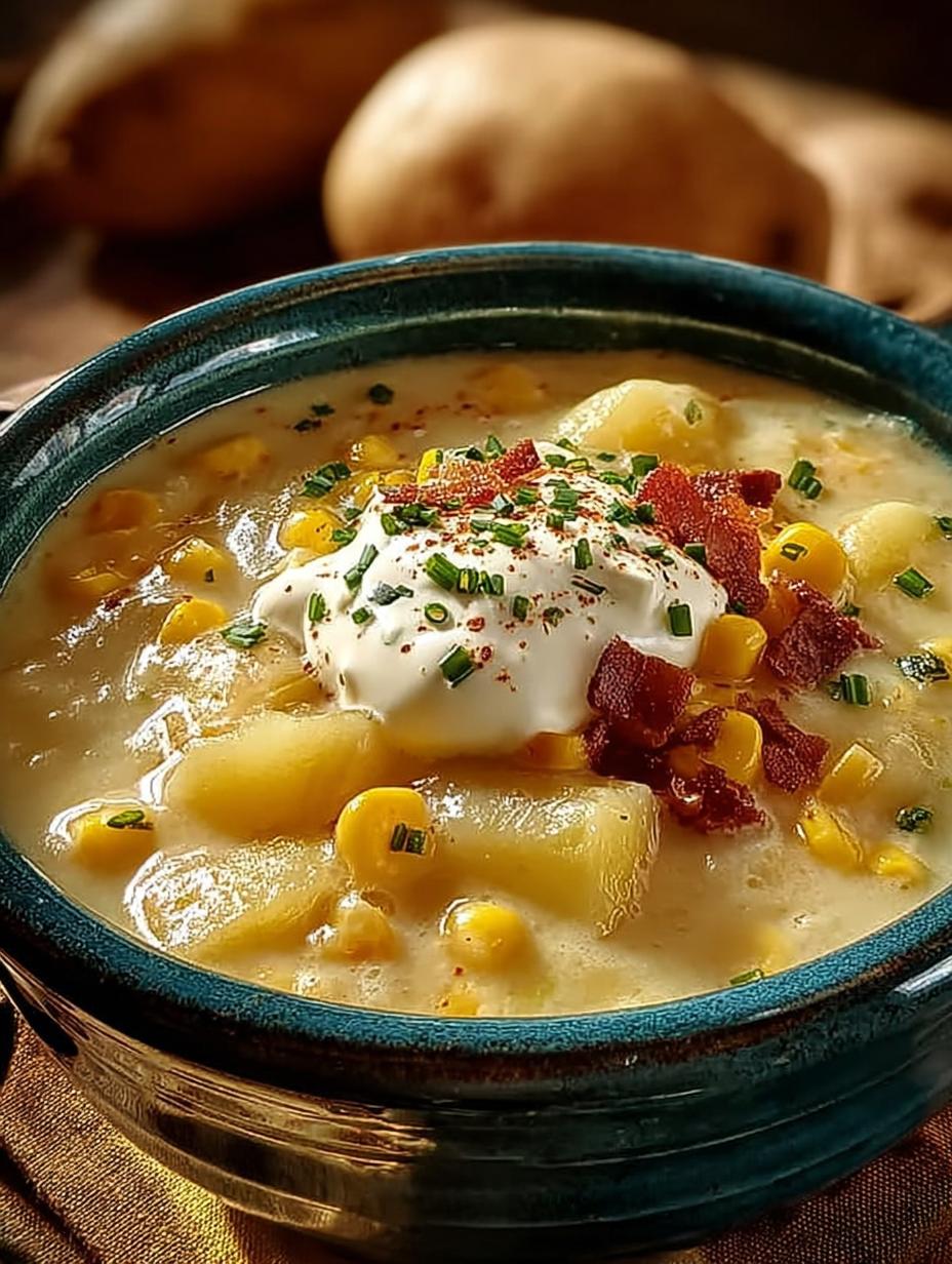 Potato Corn Chowder: 10 Comforting Reasons to Love It 5 Potato Corn Chowder: 10 Comforting Reasons to Love It - Potato Corn Chowder - main visual representation