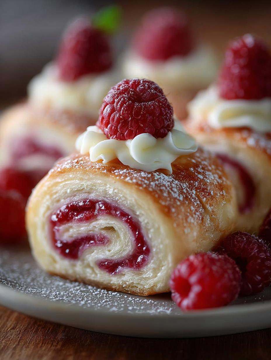 Raspberry Swirls with Vanilla: 12 Delightful Pastries - Raspberry Swirls with Vanilla - additional detail