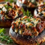 Sausage Stuffed Portobellos