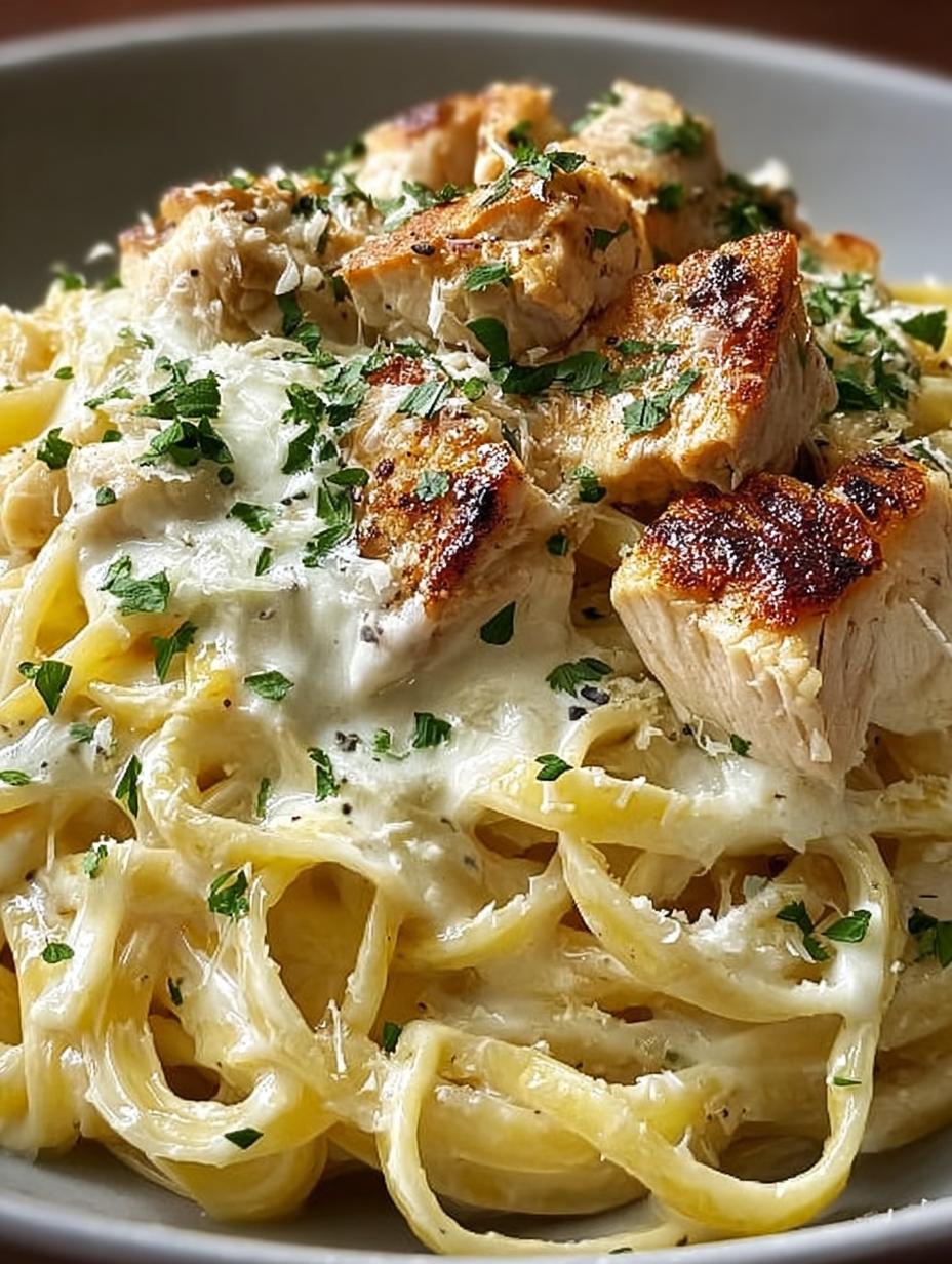 Slow Cooker Chicken Alfredo