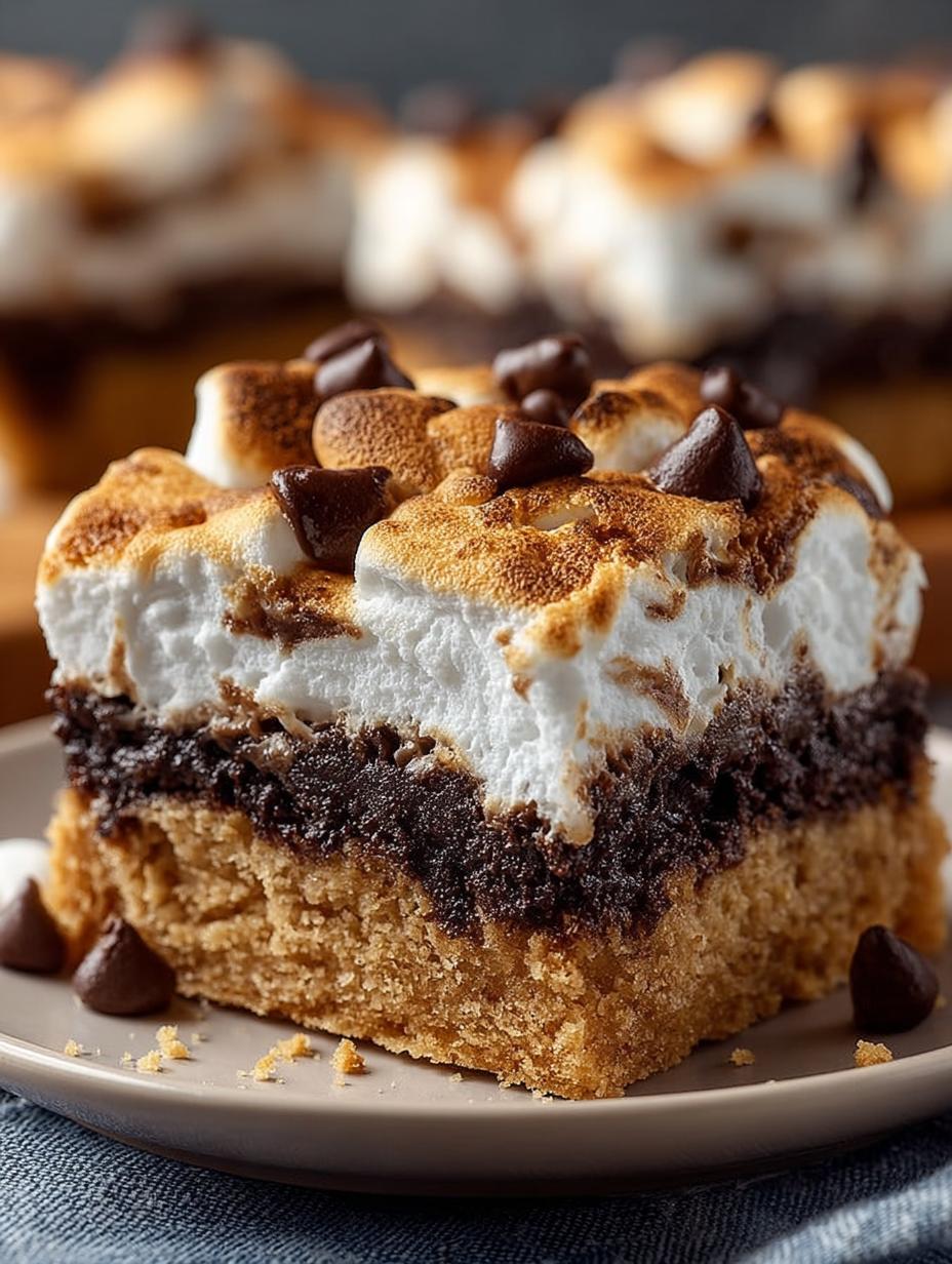 Delicious Smores Cookie Bars to Satisfy Your Cravings 5 Delicious Smores Cookie Bars to Satisfy Your Cravings - Smores Cookie Bars - main visual representation