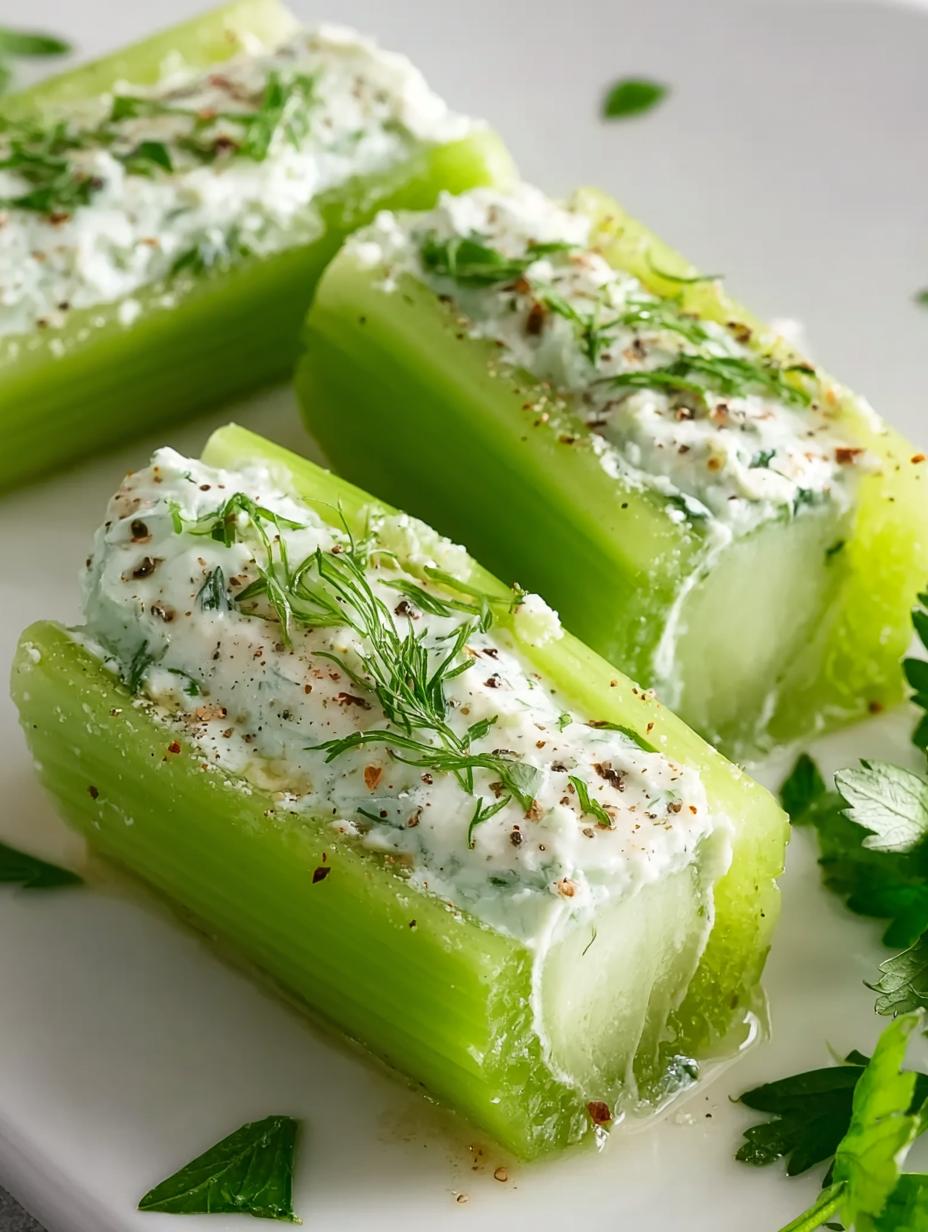 Stuffed Celery: 15 Delicious Ways to Wow Your Guests 5 Stuffed Celery: 15 Delicious Ways to Wow Your Guests - Stuffed Celery - main visual representation