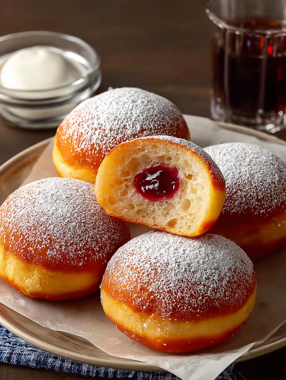Delicious Sufganiyot: 12 Jelly-Filled Treats for Joy 5 Delicious Sufganiyot: 12 Jelly-Filled Treats for Joy - Sufganiyot - main visual representation