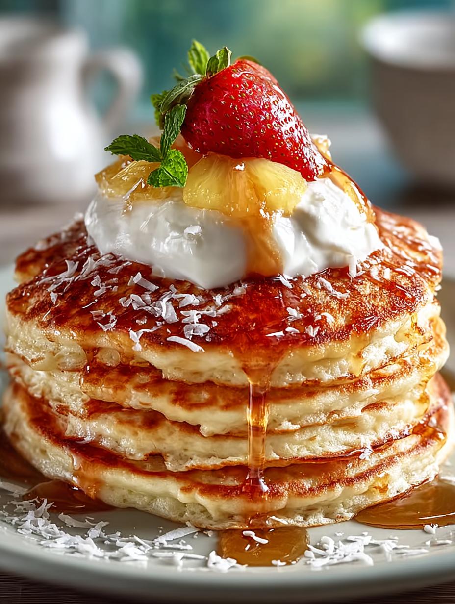 Sweet Coconut Cream Pancakes: 5 Fluffy Island Delights 5 Sweet Coconut Cream Pancakes: 5 Fluffy Island Delights - Sweet Coconut Cream Pancakes - main visual representation
