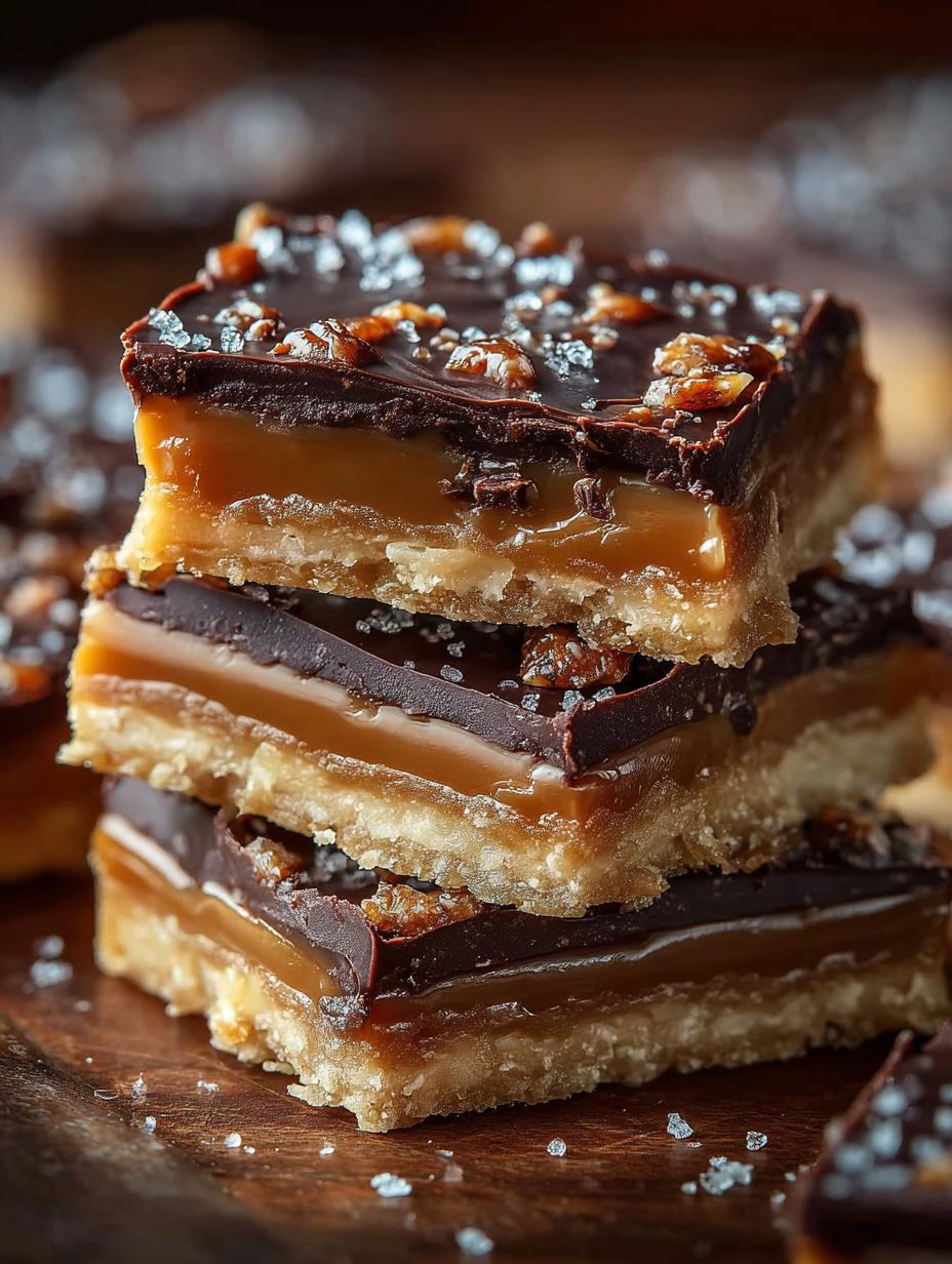 Triple Layer Cracker Toffee: 3 Irresistible Layers 5 Triple Layer Cracker Toffee: 3 Irresistible Layers - Triple Layer Cracker Toffee - main visual representation