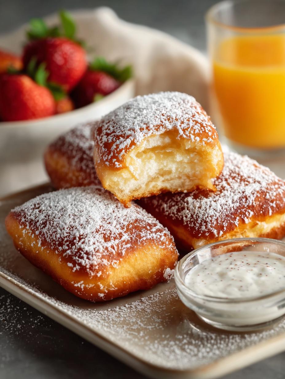 Delicious Vanilla French Beignets: 12 Perfectly Fried Treats - Vanilla French Beignets - additional detail