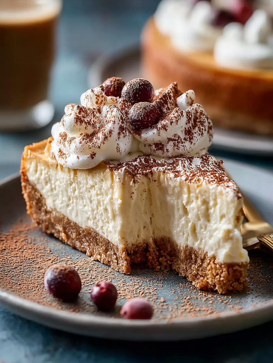 Creamy Vegan Eggnog Cheesecake for Holiday Joy 5 Creamy Vegan Eggnog Cheesecake for Holiday Joy - Vegan Eggnog Cheesecake - main visual representation