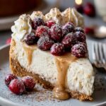 Vegan Eggnog Cheesecake